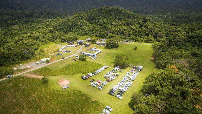 Daintree Rainforest Observatory from the air
