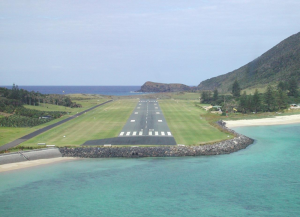 Runway at Lord Howe Island airport