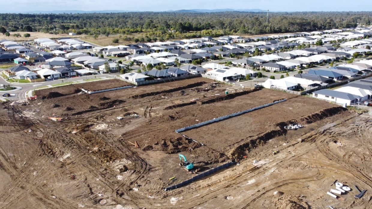 Construction begins at Waterlea in Walloon