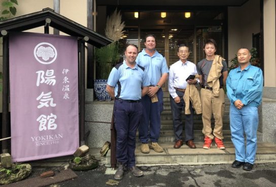True Water's representatives travel to Japan to complete further training for Kubota STP Maintenance and Operation Certification