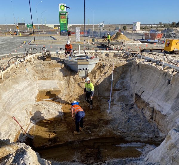 The small footprint of the wastewater treatment system designed for the Muchea Truck Stop in WA meant the system could be installed amongst the infrastructure already completed onsite