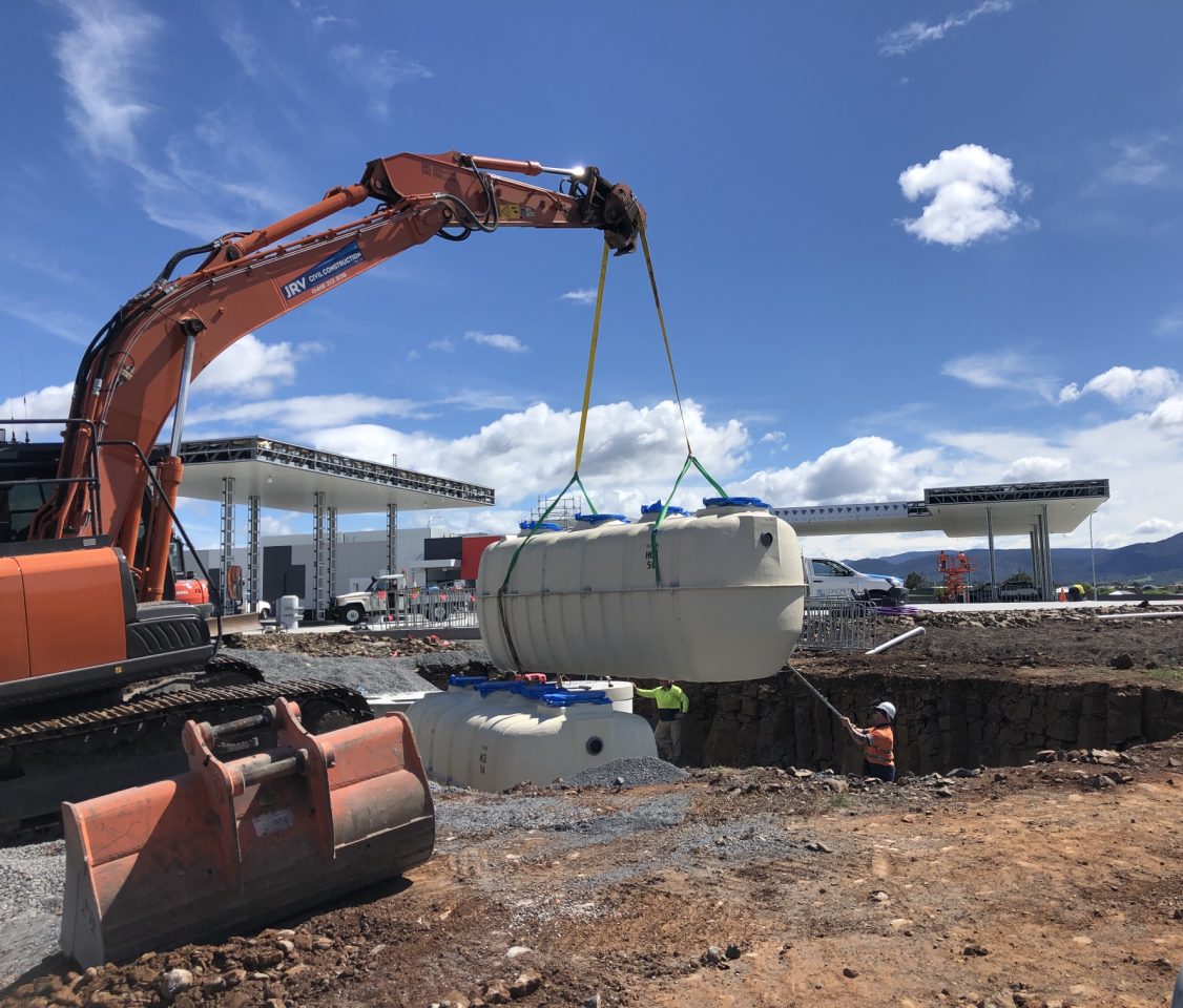 The lightweight, modular Kubotat sewage treatment plants are the first of their kind to be installed in Tasmania.