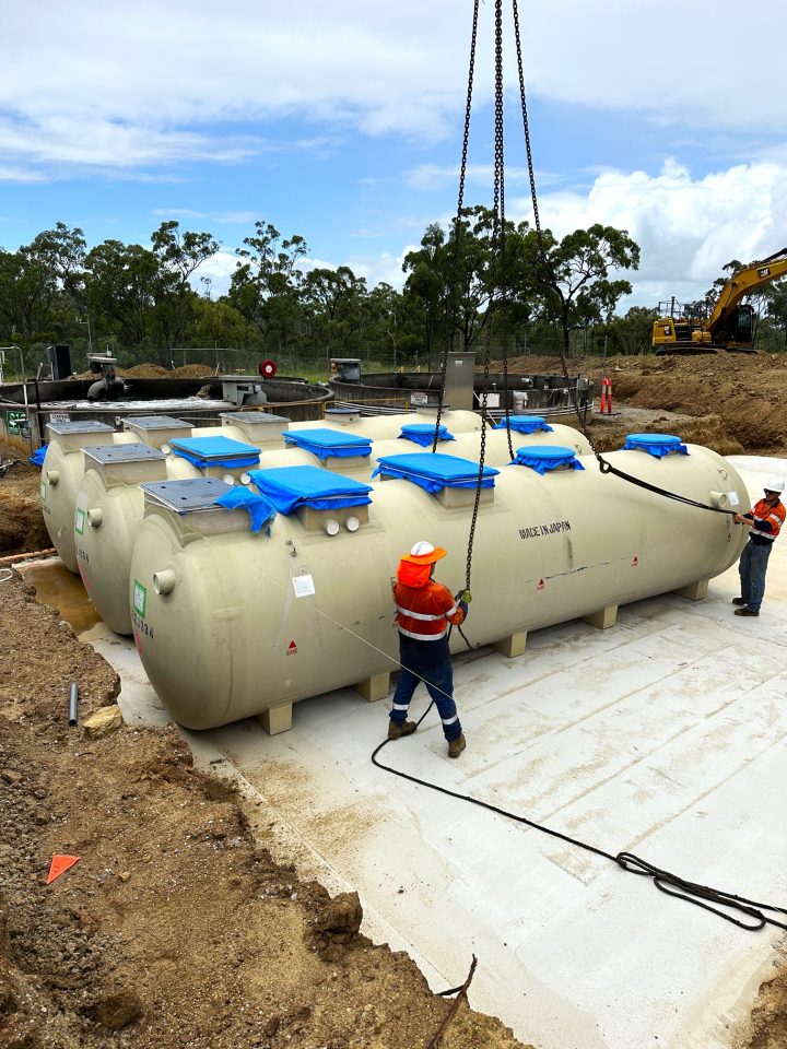 Preparation of the site according to the detailed plans for the Hail Creek accommodation WWTP upgrade