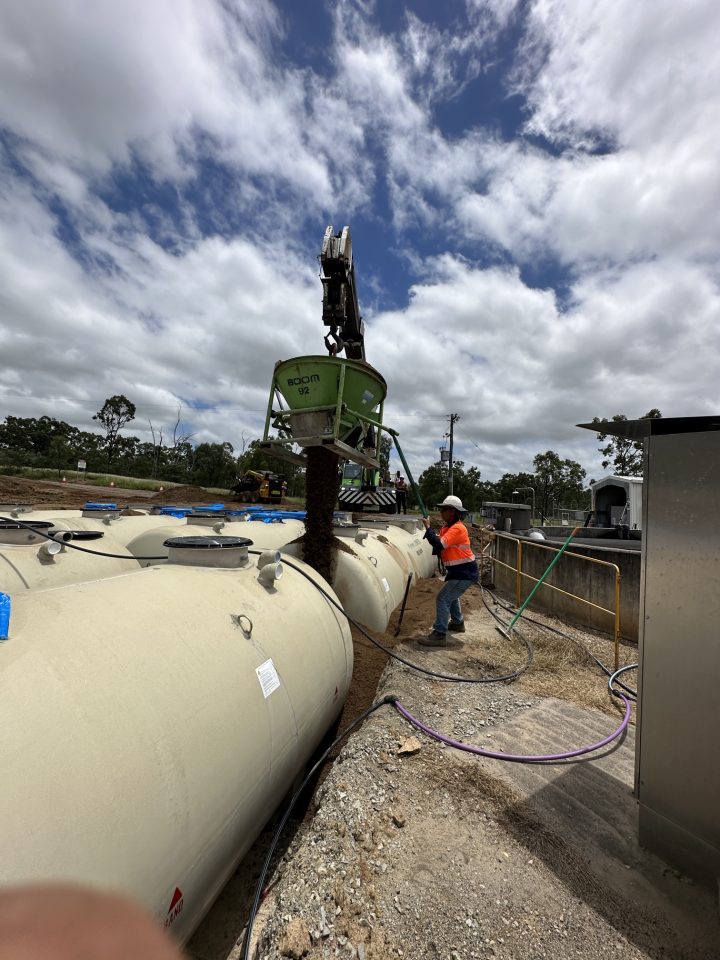 Importing materials to support the installation of the Kubota plants and connecting pipework