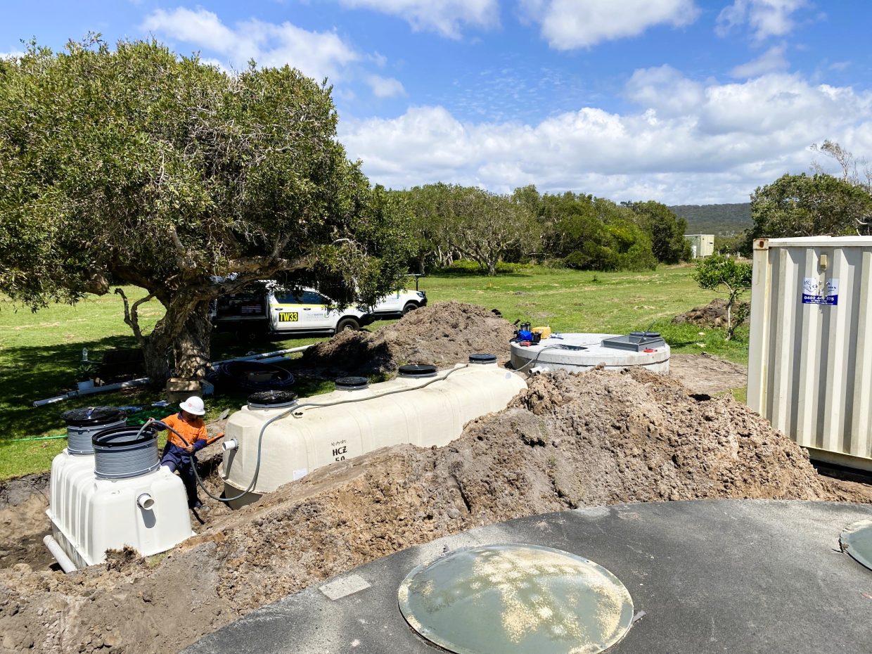 Sewage treatment plant buffer zones were pivotal to the system's overall design.