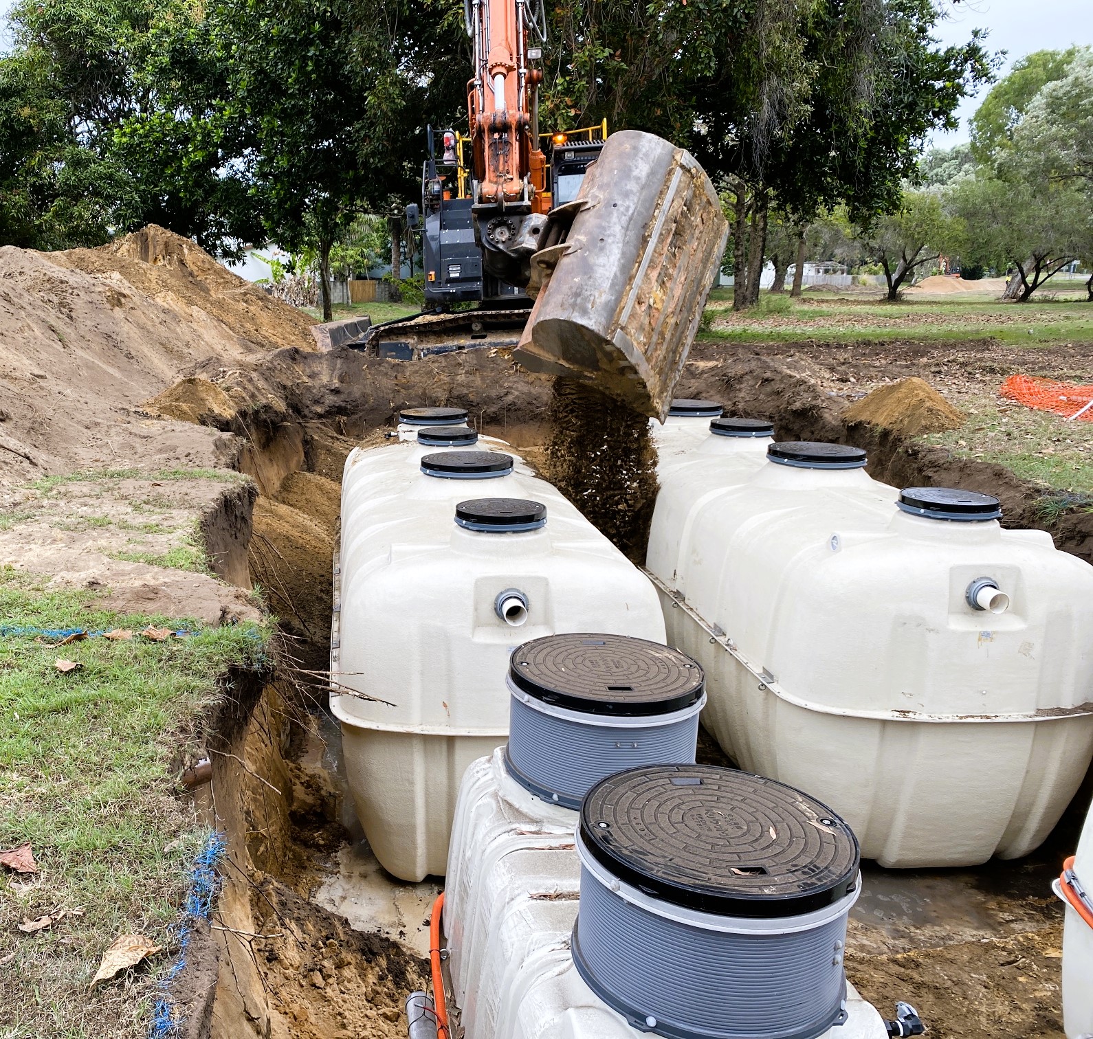 The Forrest Beach RV Park WWTP includes Kubota treatment systems.