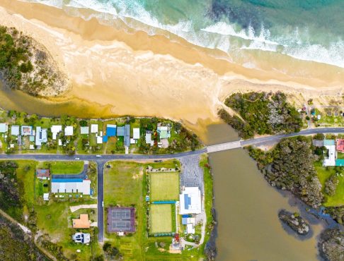 The Brooms Head Bowling Club is situated between the river mouth and the ocean within a pristine national park so it is important to ensure correct buffers from the sewage treatment plant to protect people and the environment.