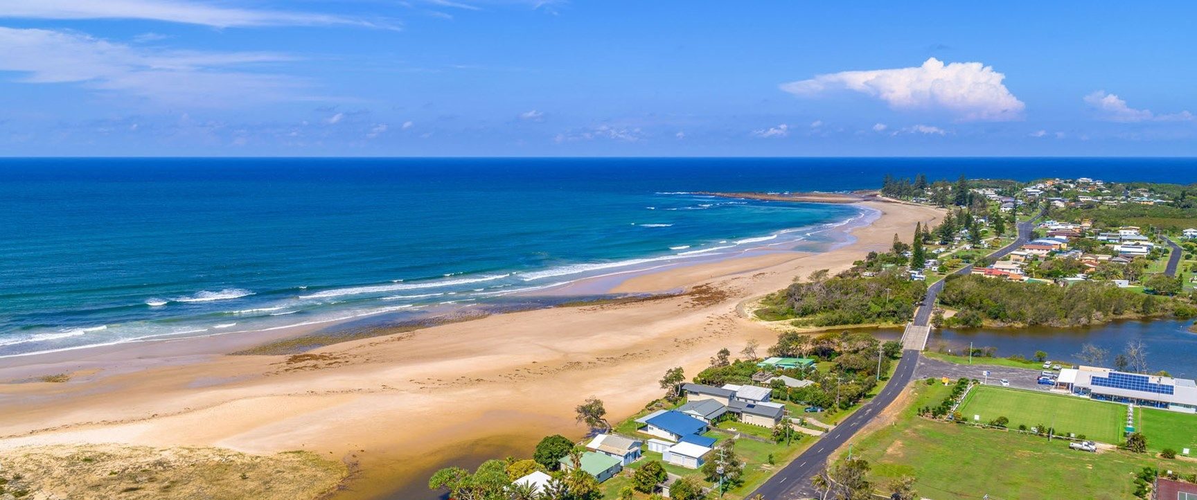 The Brooms Head Bowling Club is situated between the river mouth and the ocean within a pristine national park so it is important to ensure correct buffers from the sewage treatment plant to protect people and the environment.