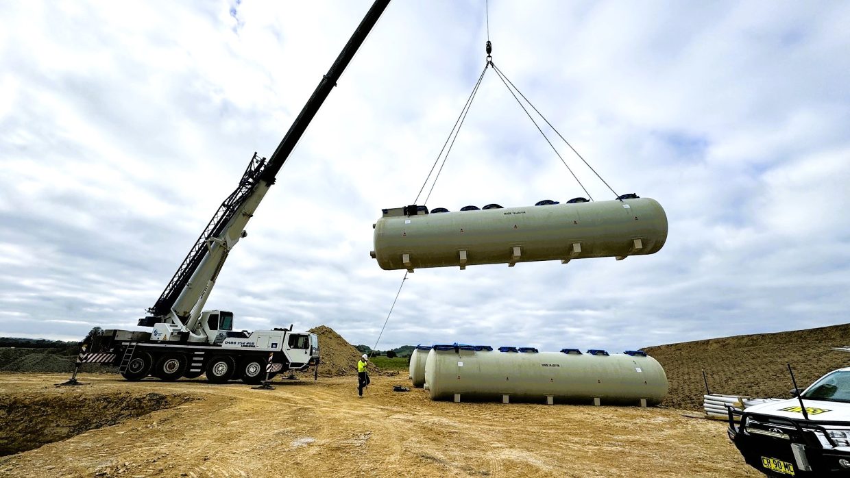 Pre manufactured Kubota modules are delivered to site ready to be installed and integrated into the scheme's treatment solution.