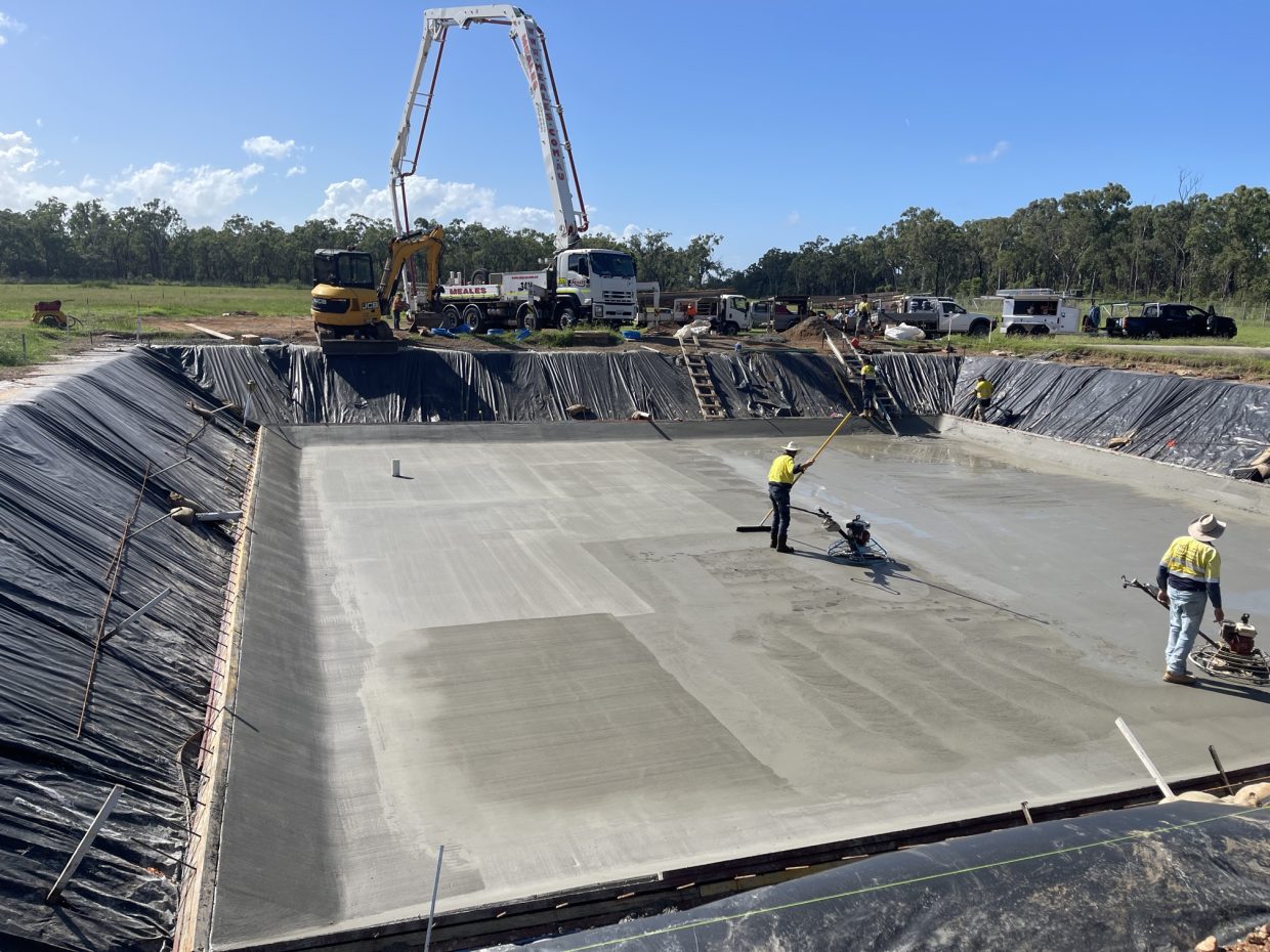 The existing effluent storage lagoons were in need of repair and the project scope included the engineered construction of this wet weather storage lagoon for treated effluent.