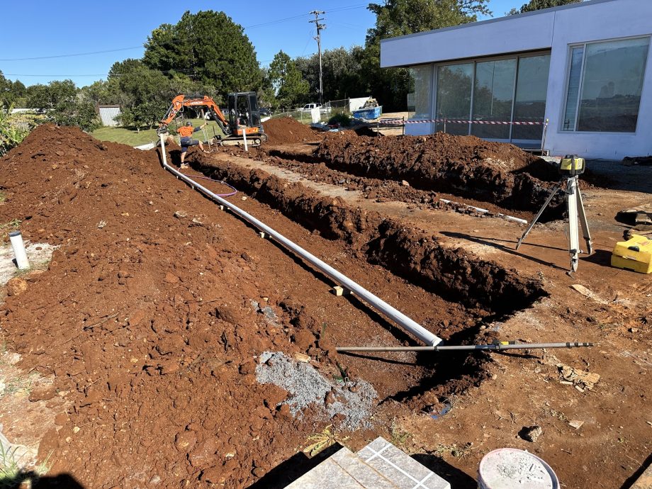 Wastewater system ETA beds