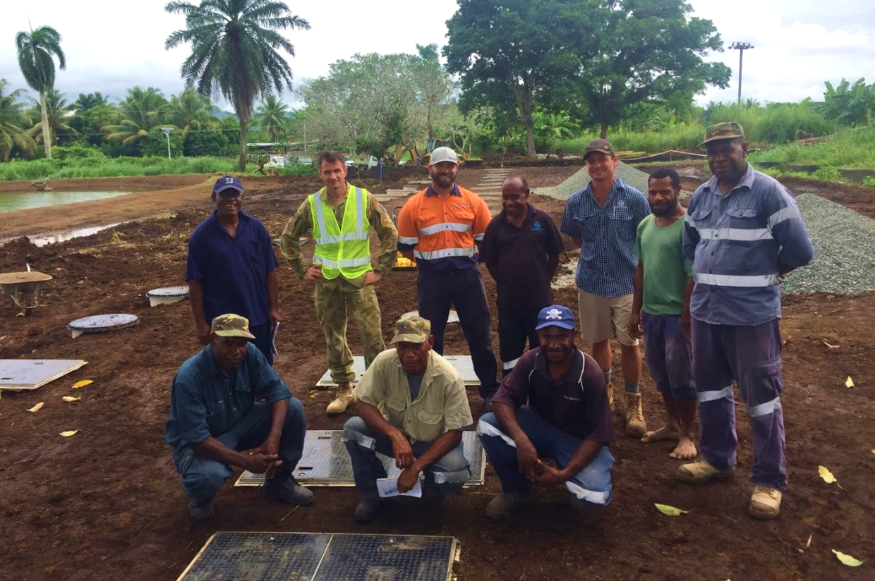 The collaboration formed strong bonds between the True Water technicians and onsite personnel.