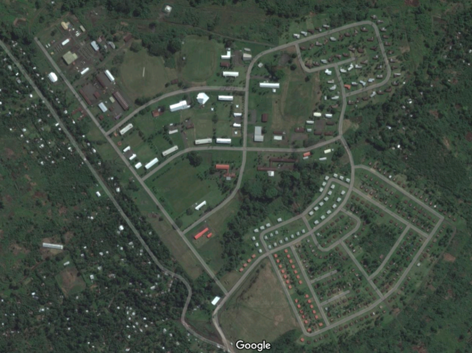 Aerial View – Igam Barracks in Lae, Papua New Guinea
