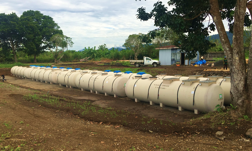 Igam Barracks Kubota sewage treatment chain