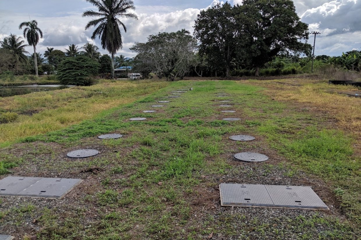 The Igam Barracks sewage treatment plant five years after delivery.